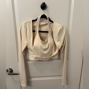 Chic Cream Women's Crop Top